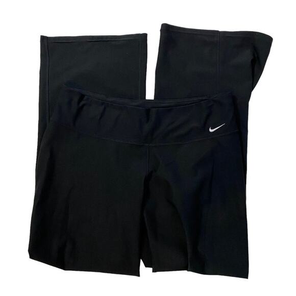 Nike Dri Fit wide leg YOGA Pull On Pants Ladies L - Picture 2 of 3